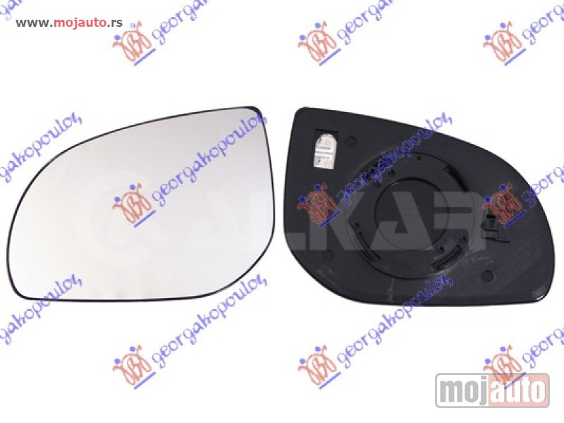 Glavna slika -  STAKLO RETROVIZORA SA GREJACEM Levo Hyundai i20 08-12 -dostupno - MojAuto