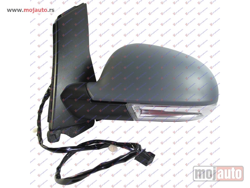Glavna slika -  RETROVIZOR ELEKTRICNI SA GREJACEM PM (MIGAVAC) (ASFERICNO STAKLO) Levo Vw golf plus 04-09 -dostupno - MojAuto