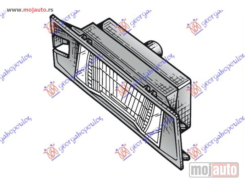 Glavna slika -  SVETLO TABLICE (O) Fiat punto 03-11 -dostupno - MojAuto