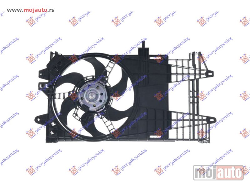 Glavna slika -  VENTILATOR KOMPLET (+AC) 02-03 (MARELLI TIP) Fiat punto 99-03 -dostupno - MojAuto