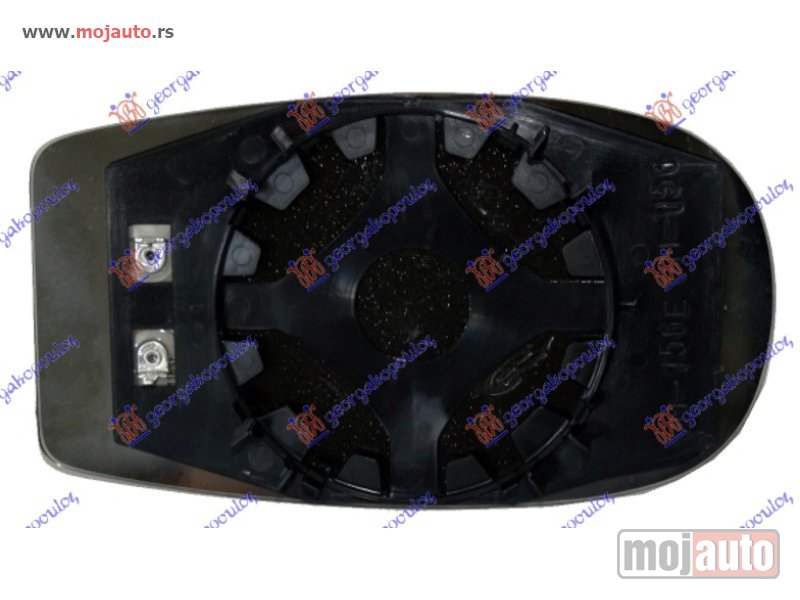 Glavna slika -  STAKLO RETROVIZORA SA GREJACEM (L=D) (KONVEKSNO) Fiat punto 03-11 -dostupno - MojAuto