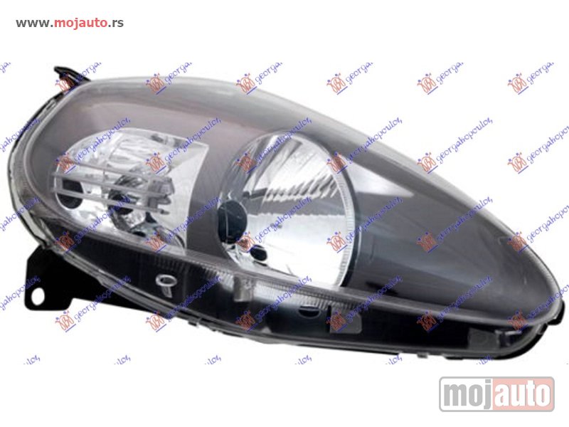 Glavna slika -  FAR ELEKTRICNI SIVI -2008 (ZUTI PRIKLJUCAK) (TYC) Desno Fiat grande punto 05-12 -dostupno - MojAuto