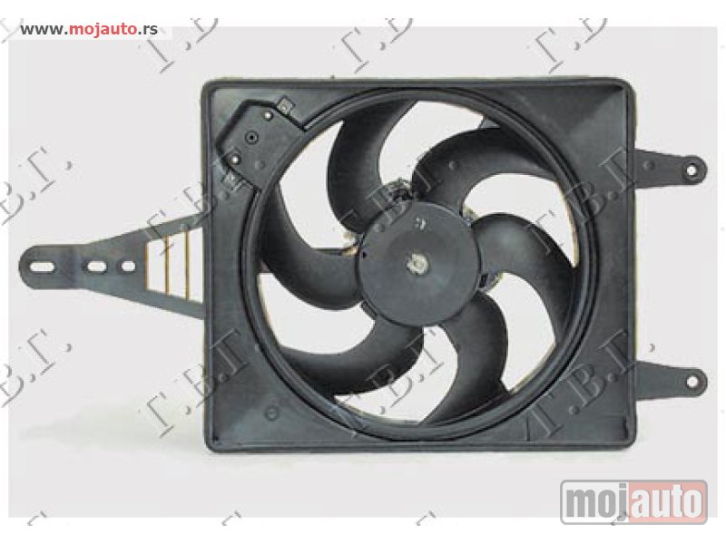 Glavna slika -  VENTILATOR HLADNJAKA KOMPLET (BENZIN/DIZEL) Lancia lybra 99-05 -dostupno - MojAuto