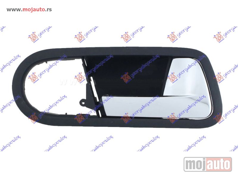 Glavna slika -  KVAKA PREDNJIH/ZADNJIH VRATA UNUTRASNJA 00- HROM/CRNA Desno Seat alhabra 95-10 -dostupno - MojAuto