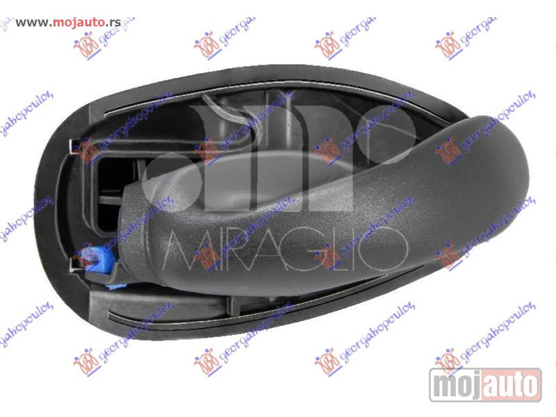 Glavna slika -  KVAKA PREDNJIH VRATA UNUTRASNJA Levo Fiat seicento 98-01 -dostupno - MojAuto