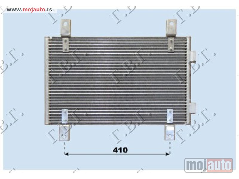 Glavna slika -  HLADNJAK KLIME BENZIN/DIZEL (537x340x16) (-2004) Fiat ducato 02-06 -dostupno - MojAuto