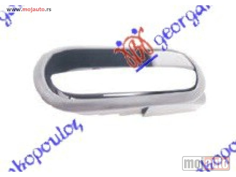 Glavna slika -  KVAKA PREDNJIH/ZADNJIH VRATA UNUTRASNJA SREBRNA/CRNA Levo Mazda 2 07-14 -dostupno - MojAuto
