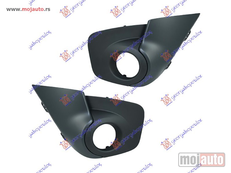 Glavna slika -  RESETKA PREDNJEG BRANIKA (SA MAGLENKOM) (DYNAMIC/SPORT) (SET) Renault twingo 07-12 -dostupno - MojAuto