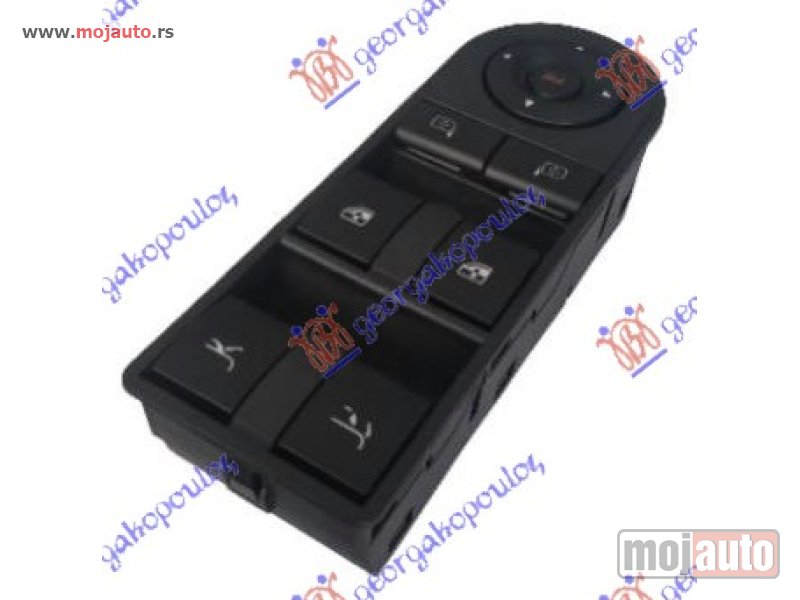Glavna slika -  PREKIDAC U PREDNJIM VRATIMA (2 TASTERA) (22 PIN) Levo Opel tigra cabrio twintop 04-09 -dostupno - MojAuto