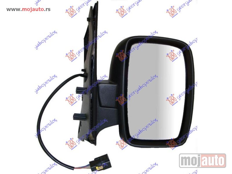 Glavna slika -  RETROVIZOR ELEKTRICNI SA GREJACEM (ELEKTRO-SKLOPIV) (SENZOR) (KONVEKSNO STAKLO) Desno Peugeot expert 07-16 -dostupno - MojAuto