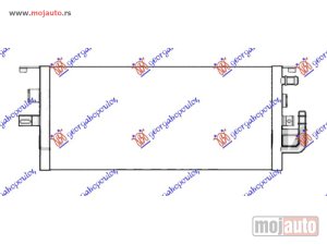 NOVI: delovi  HLADNJAK MOTORA DODATNI 4.0 CDI DIZEL (590x265x21) Mercedes s class (w220) 98-05 -dostupno