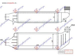 NOVI: delovi  HLADNJAK INTERKULERA 1.8 TD (33x12x73) Ford mondeo 96-00 -dostupno