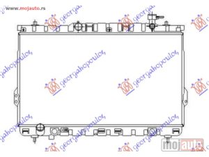 NOVI: delovi  HLADNJAK MOTORA 2.0/2.4 16V (MAN) (+/-AC) (72x40) Hyundai santa fe 00-05 -dostupno