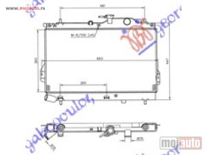 Glavna slika - HLADNJAK MOTORA 1.5 CRDi (+/-AC) (36x62.4) Hyundai matrix 01-08 -dostupno - MojAuto