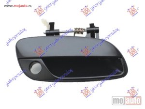 NOVI: delovi  KVAKA PREDNJIH VRATA SPOLJASNJA CRNA Levo Hyundai elantra 00-04 -dostupno