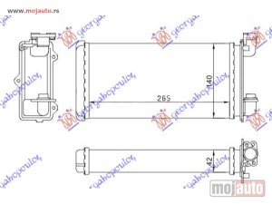 NOVI: delovi  GREJAC KABINE (265x140) -1987 Bmw series 3 (e30) 83-87 -dostupno