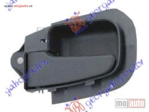 NOVI: delovi  KVAKA ZADNJIH VRATA UNUTRASNJA CRNA Levo Bmw series 3 (e36) sdn 90-98 -dostupno