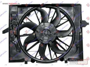NOVI: delovi  VENTILATOR HLADNJAKA KOMPLET (BENZIN) (+AC) Bmw series 5 (e60/61) 03-10 -dostupno