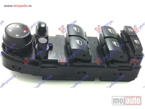 NOVI: delovi  PREKIDAC U PREDNJIM VRATIMA (4 TASTERA) (ZAVESICA) (SAMOZATAMNJIVANJE) 2007- (4 PIN) Levo Bmw series 5 (e60/61) 03-10 -dostupno