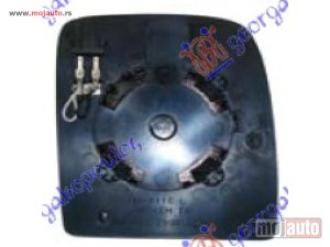 NOVI: delovi  STAKLO RETROVIZORA SA GREJACEM (GORNJI DEO) (KONVEKSNO) Levo Fiat scudo 07-16 -dostupno