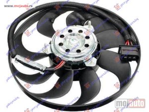 Glavna slika - VENTILATOR (MOTOR+ELISA) (1.8 TURBO BENZIN) (290mm) (3 PIN) Audi a3 96-03 -dostupno - MojAuto