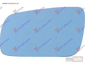 NOVI: delovi  STAKLO RETROVIZORA SA GREJACEM PLAVO -2000 (RAVNO) Levo Audi a4 94-00 -dostupno