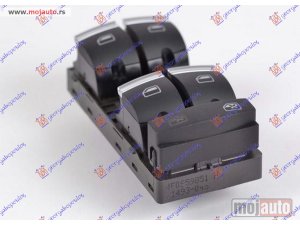 NOVI: delovi  PREKIDAC U VRATIMA HROM/CRNI (4 TASTERA) (10 PIN) Levo Audi a3 03-08 -dostupno