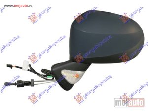 NOVI: delovi  RETROVIZOR MEHANICKI SA SAJLOM PM (MIGAVAC) (A KVALITET) (ASFERICNO STAKLO) Levo Renault modus 08-13 -dostupno