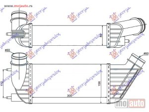 NOVI: delovi  HLADNJAK INTERKULERA 2.0-2.2 Hdi-JTD (376x134x65) Peugeot 807 02-14 -dostupno