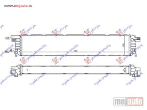 NOVI: delovi  HLADNJAK MOTORA DODATNI 3.0 TFSI-S4 BENZIN / 2.0 TDi DIZEL (720x132x55) (MAHLE PREMIUM LINE) Audi a5 07-11 -dostupno