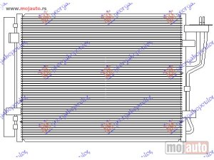 NOVI: delovi  HLADNJAK KLIME ZA SVE MODELE DIZEL (470x390x16) Hyundai elantra 04-07 -dostupno
