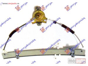NOVI: delovi  PODIZAC PREDNJEG PROZORA MEHANICKI Levo Hyundai accent h/b 97-99 -dostupno