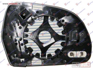 NOVI: delovi  STAKLO RETROVIZORA SA GREJACEM -2010 (ASFERICNO) Levo Audi a8 02-09 -dostupno