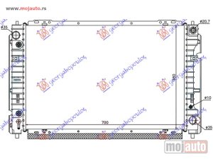 NOVI: delovi  HLADNJAK MOTORA 2.0 BENZIN (MAN/AUTO) (700x460x26) -04 Ford maverick 00-08 -dostupno