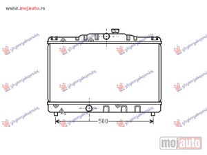 NOVI: delovi  HLADNJAK MOTORA 1.3/1.6CC (325x569x16) Toyota carina ii (at171) 89-91 -dostupno
