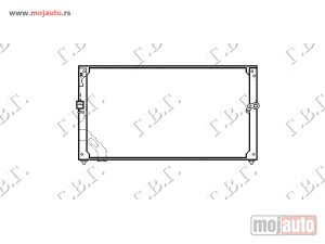 NOVI: delovi  HLADNJAK KLIME (647x288) Toyota corolla (e 9) l/b 88-91 -nedostupno