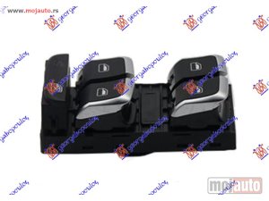 NOVI: delovi  PREKIDAC U PREDNJIM VRATIMA HROM/CRNI (4 TASTERA) (10 PIN) Levo Audi q3 11-14 -dostupno