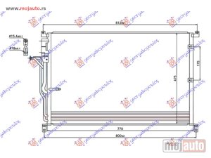 NOVI: delovi  HLADNJAK KLIME ZA SVE MODELE BENZIN/DIZEL (730x480x16) -2006 Audi a8 02-09 -dostupno