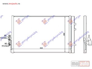 NOVI: delovi  HLADNJAK KLIME ZA SVE MODELE BENZIN/DIZEL (565x380x16) Bmw x3 (f25) 11-14 -dostupno