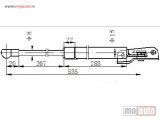 NOVI: delovi  AMORTIZER GEPEK VRATA (535L-375N) Desno Subaru impreza 08-14 -dostupno