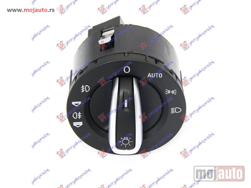 Glavna slika -  PREKIDAC ZA FAROVE HROM (8 PIN) Audi a6 08-10 -dostupno - MojAuto