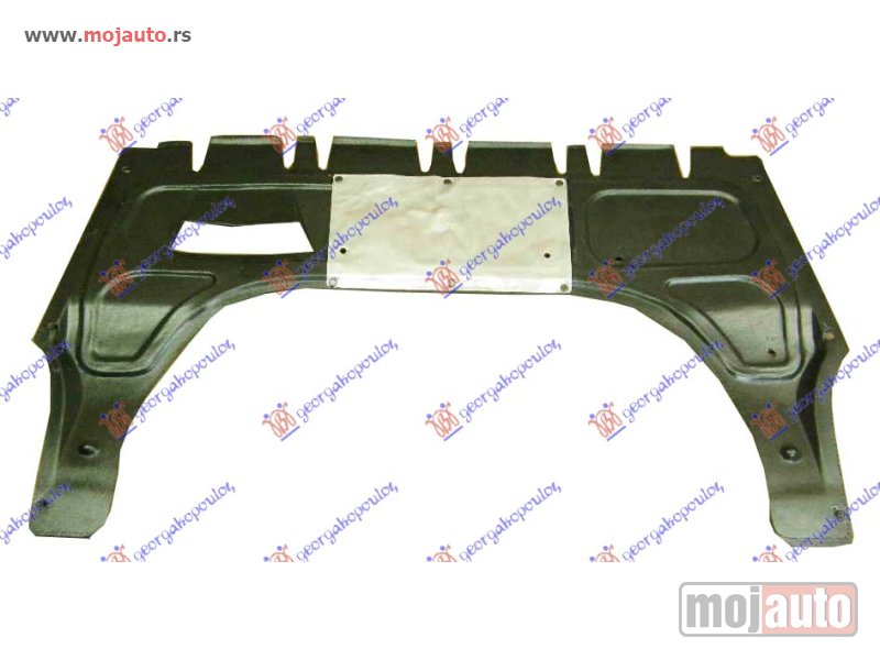 Glavna slika -  ZASTITA MOTORA MALA (BENZIN) (ALUMINIJUMSKI POKLOPAC) Seat ibiza 08-12 -dostupno - MojAuto