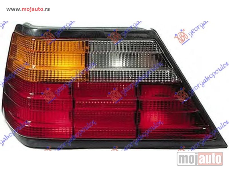 Glavna slika -  STAKLO STOP LAMPE CRVENO/ZUTO Levo Mercedes e class (w124) 85-92 -nedostupno - MojAuto