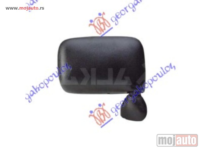 Glavna slika -  RETROVIZOR MEHANICKI SA RUCICOM Desno Ford fiesta ii 83-89 -dostupno - MojAuto