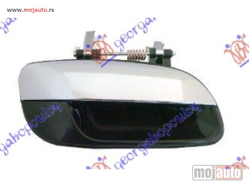 Glavna slika -  KVAKA ZADNJIH VRATA SPOLJASNJA HROM Desno Hyundai elantra 04-07 -dostupno - MojAuto