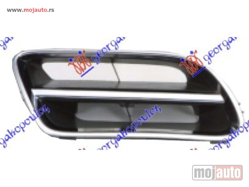 Glavna slika -  PVC MASKA HROM 1997-1999 Desno Nissan primera (p11) 96-99 -dostupno - MojAuto