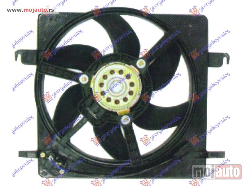 Glavna slika -  VENTILATOR HLADNJAKA KOMPLET (BENZIN) (+AC) Ford ka 97-08 -dostupno - MojAuto