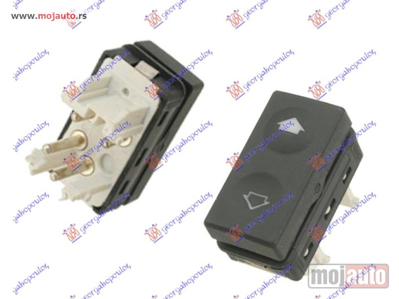 Glavna slika -  PREKIDAC U PREDNJIM/ZADNJIM VRATIMA (L=D) -1993 (4 PIN) Levo Bmw series 3 (e36) coupe/cabrio 90-98 -dostupno - MojAuto