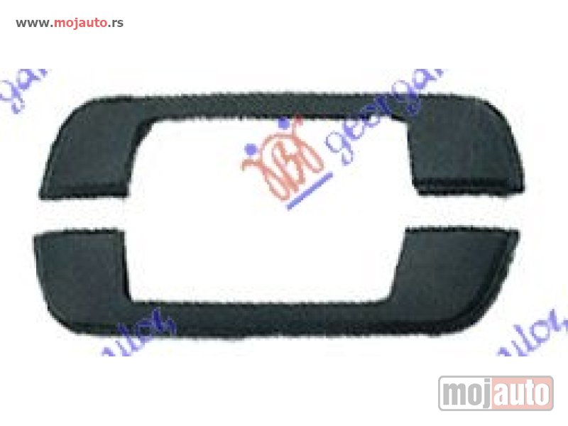 Glavna slika -  OKVIR SPOLJASNJE KVAKE PREDNJIH/ZADNJIH VRATA (L=D) GORNJI Bmw series 3 (e36) sdn 90-98 -dostupno - MojAuto