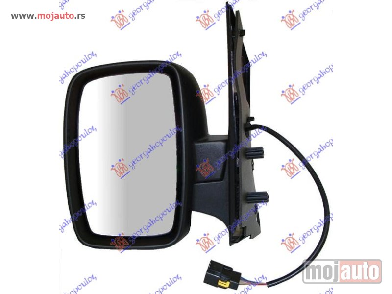 Glavna slika -  RETROVIZOR ELEKTRICNI SA GREJACEM (ELEKTRO-SKLOPIV) (KONVEKSNO STAKLO) Levo Fiat scudo 07-16 -dostupno - MojAuto